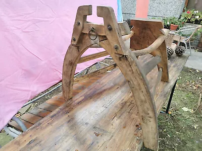 Old Antique Primitive Wooden Saddle Cowboy MULE DONKAY CHAVEZ PACK SADDLE 19th • $179