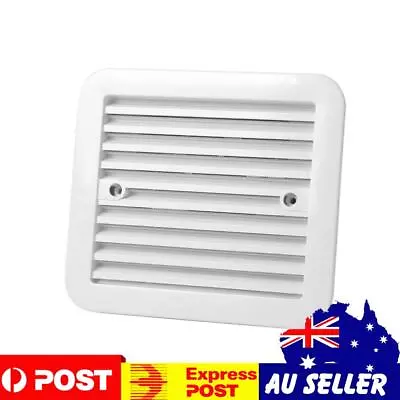 RV Fridge Vent With Fan Silent Trailer Caravan Side Air Ventilation Exhaust Fan • $32.69