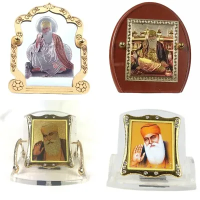 £11.99 • Buy Acrylic Rhinestone Photo Portrait Of First Sikh Guru Nanak Dev Ji Desktop Stand 