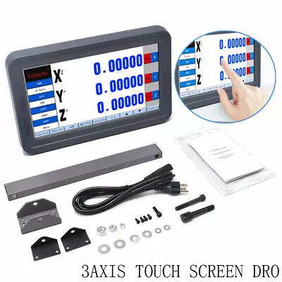 3 Axis DRO Digital Readout LCD Touch Screen & Magnet Linear Scale 350+650+750mm • $684.51