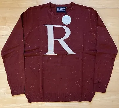 XL 45  Chest Ron Weasley 'R' Harry Potter Ugly Christmas Xmas Jumper Sweater • £39.99