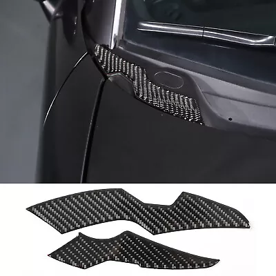 For Mazda MX-5 Miata ND 16-2023 Carbon Fiber Hood Wiper Side Panel Trim Sticker • $16.99