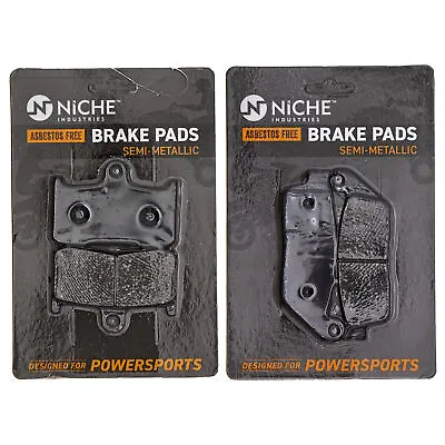 NICHE Brake Pad Set For Victory High Ball Vegas Kingpin Front Rear Semi-Metallic • $16.95