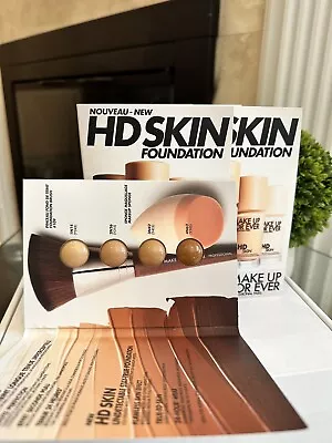 3x Make Up Forever HD Skin Undetectable Long Wear Foundation 4-Shade Samples • $9.99