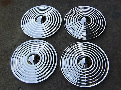 $97.99 • Buy 14 Chrome Starburst Hub Caps (4),Cool Custom,Rat Rod