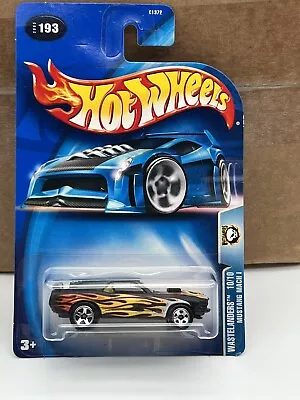 New! Hot Wheels Wastelanders 10/10 Mustang Mach I Black With Red Flames • $3.99