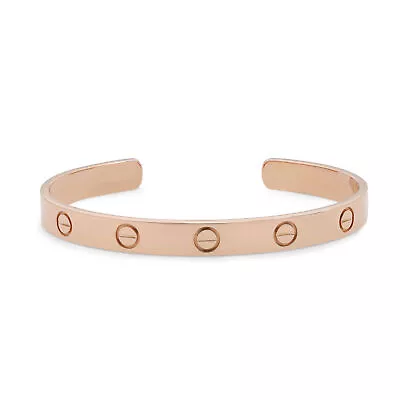 £3459.78 • Buy Cartier Open Love Bracelet 18K Rose Gold Size 17