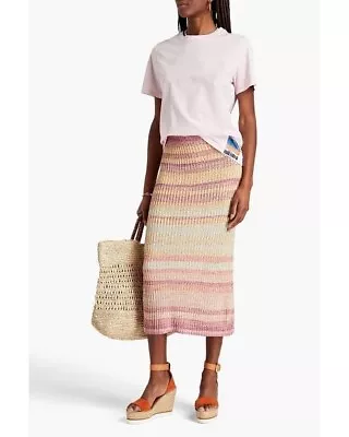 ZIMMERMANN Size 3 DANCER MIDI SKIRT IN MULTI RRP$395 • $175