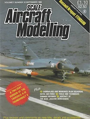 Scale Aircraft Modelling (magazine) September 1985 Vol. 7 #12 • $10