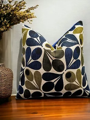 £12 • Buy Peacock , Navy Cotton Cushion Cover 50x50cm 