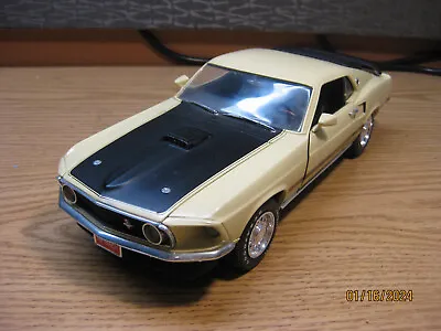1/18    1969  Mustang  Mach-1  Fastback  In  Cream   By Ertl   No Box • $42