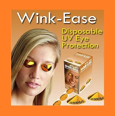 Wink-Ease Disposable SunBed /Solarium Tanning Eye Protection Goggles 25 Pair  • £6.75