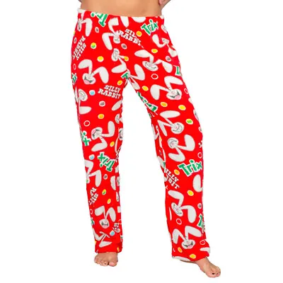 Women's Trix Breakfast Cereal Silly Rabbit Plush Pajama Lounge Pants Sleepwear • $12.95