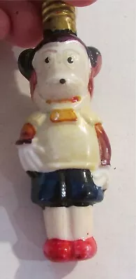 Vintage Milk Glass Christmas Figural C7 Light NOT WORKING Mickey Mouse 3.4  • $19