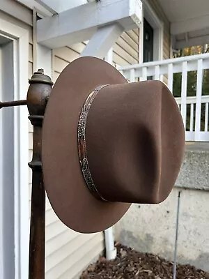 Stetson Brown Hat 7 3/8 Royal Vintage • $199.99