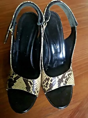 Vintage Embossed VIA SPIGA Platform Shoes • $9.99