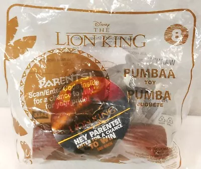 2019 Lion King #8 Pumba Warthog Mcdonalds Happy Meal Kids Toy Sealed NEW • $7.99