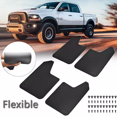 Mud Flaps Mudflaps Splash Guards Mudguards For Dodge Ram Pickup 1500 3500 • $27.99