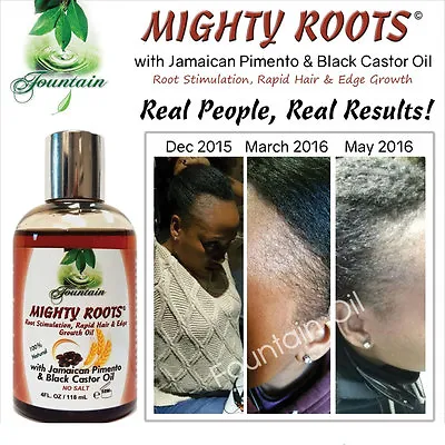 Organic Vegan Safe Hair Growth With No Salt Jamaican Black Castor Oil & Allspice • $19.49