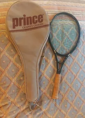 Vintage PRINCE Four Stripes POG GRAPHITE SERIES 90 TENNIS RACQUET #5 4 5/8  EUC • $79.80