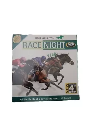 New Sealed Race Night 4th Edition Horse Racing Dvd Board Game • £11.50