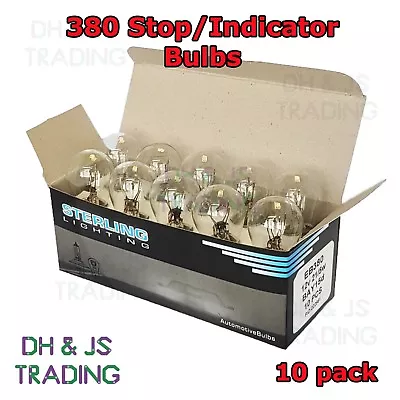 10 X 380 Rear Brake Tail Light Bulbs Car Van Bulb For Vauxhall Corsa C 00 - 06 • $12.32