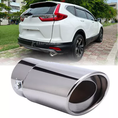 Car Exhaust Pipe Tip Rear Tail Throat Muffler Stainless Steel For Honda CR-V CRV • $15.69