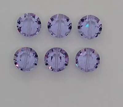 6pc Swarovski Crystal Alexandrite 10mm Lentil 5100 Beads; Color Changing Rare • $9.56