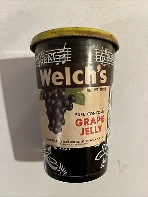 Vintage 1950’s Welch’s Glass Jar Howdy Doody Full Grape Jelly NOS Full Unopened • $129.99