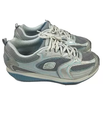 Skechers Shape-ups XF Accelerators Toning Shoes 12320 SLBL Womens Size 9.5 Blue • $14.97