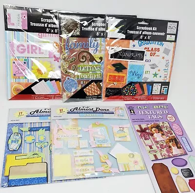 8 X 8 Scrapbook Kits With Paper & Embellishments - Your Choice • $7.99