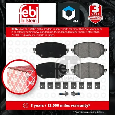 Brake Pads Set Fits DACIA SANDERO MK3 1.0 Front 2021 On 410608885R Febi Quality • £36.66