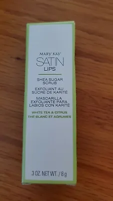 $8.95 • Buy Mary Kay Satin Lips SHEA SUGAR SCRUB .3 OZ NEW IN BOX (A37)