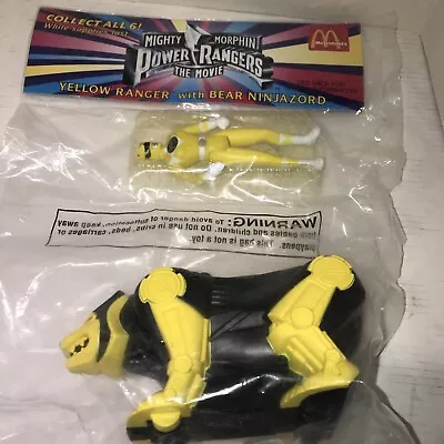 Mighty Morphin Power Rangers The Movie 1995 - McDonalds Toys *YELLOW RANGER * • $12