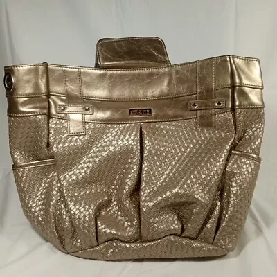 Vintage Miche Rebekah Gold Pattern Purse With Magnetic Closer  • $17.75