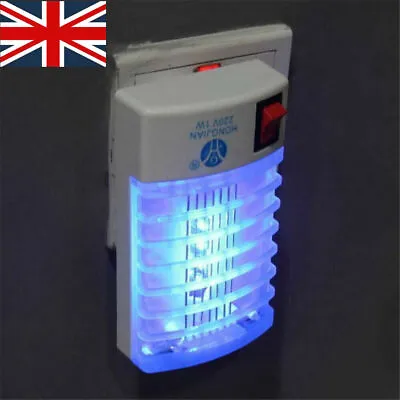 £4.31 • Buy Electric Insect Killer Mosquito Fly Bug Zapper Pest Trap LED UV Indoor Lamp