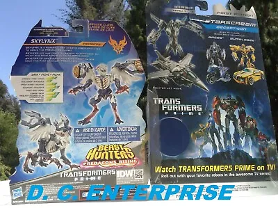 $99.21 • Buy Hasbro Transformers Prime First Edition Starscream 2011 & Skylynx 2013 Both New