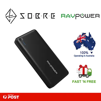 RAVPower 26800mAh 5.5A 3 USB Ports External Battery Power Bank Portable Charger • $79.95