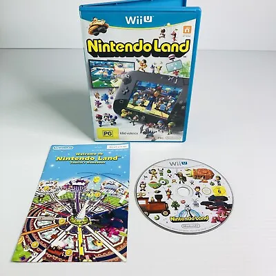 Nintendo Land - Nintendo Wii U Video Game - PAL - Complete With Manual FREE POST • $14.95