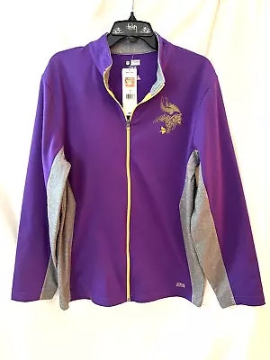 Minnesota Vikings Ladies Jacket-Classic SKOL Fan-wear-Med-FREE Shipping • $28.50