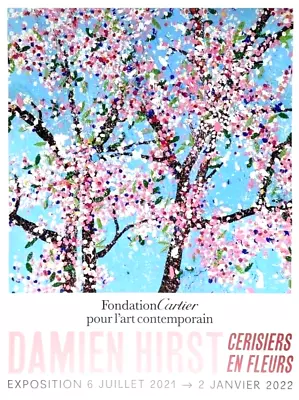 Damien Hirst Poster ''Cherry Blossoms'' Fondation Cartier Size H31 X W23 In • £394.10