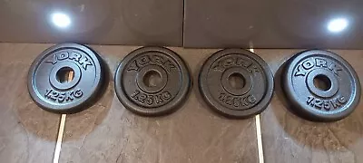 5kg York One Inch Weight Plates • £10