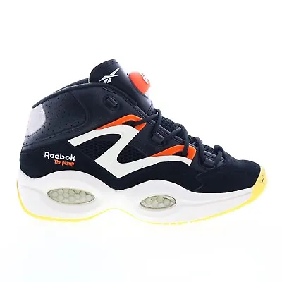 Reebok Question Pump H06496 Mens Black Leather Athletic Basketball Shoes Men's • $134.94