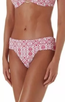 Melissa Odabash Women's Brussels Bikini Bottoms Amalfi Red Size 6 MSRP $115 • $28.75