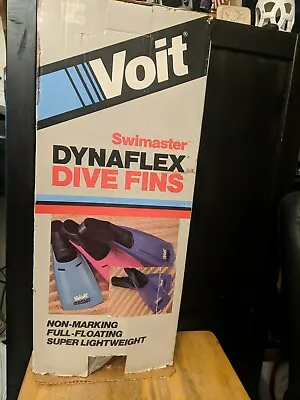 Voit Swimmaster Dynaflex Dive Fins Size 12-13 Plum Color • $16.99