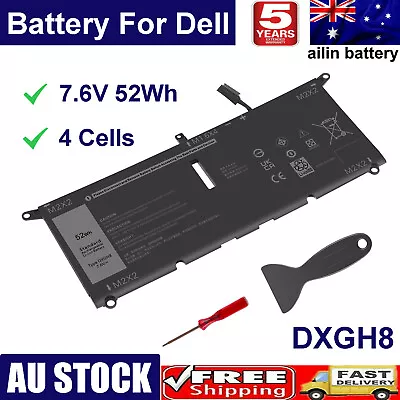 DXGH8 Laptop Battery For Dell XPS 13 9370 9380 9390 Inspiron 7390 7391 2-in-1 AU • $59.99