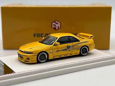 Nissan Skyline GTR R33 Yellow Fast And Furious Focal Horizon 1/64 • £33.99