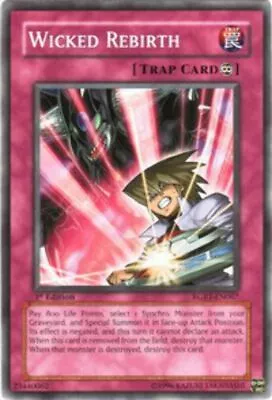 Wicked Rebirth - RGBT-EN067 - Common - Unlimited Edition - YuGiOh • £0.99