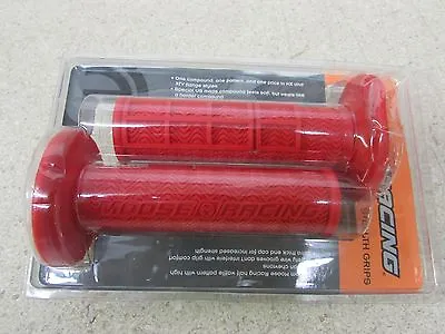 Moose Red Mx Grips Honda Cr125 Cr250 Crf250 Crf450 Cr500 Xr200 Xr400 Xr250 Cr Xr • $13.95