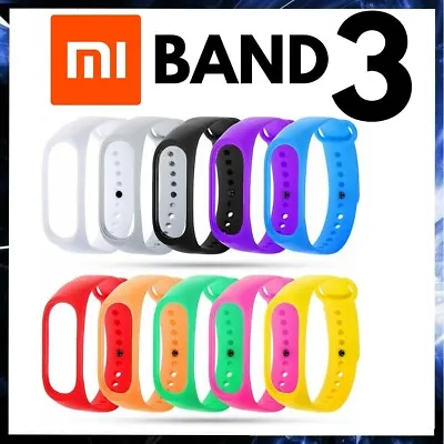 Watch Strap For XIAOMI MI BAND 3 Bracelet Smart Watch IN TPU Strap Miband BAND3 • $6.15